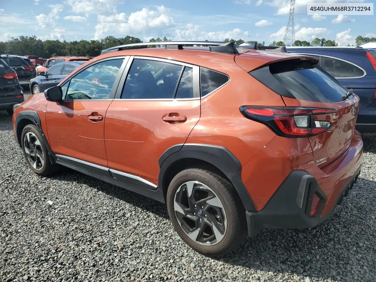 2024 Subaru Crosstrek Limited VIN: 4S4GUHM68R3712294 Lot: 73886224