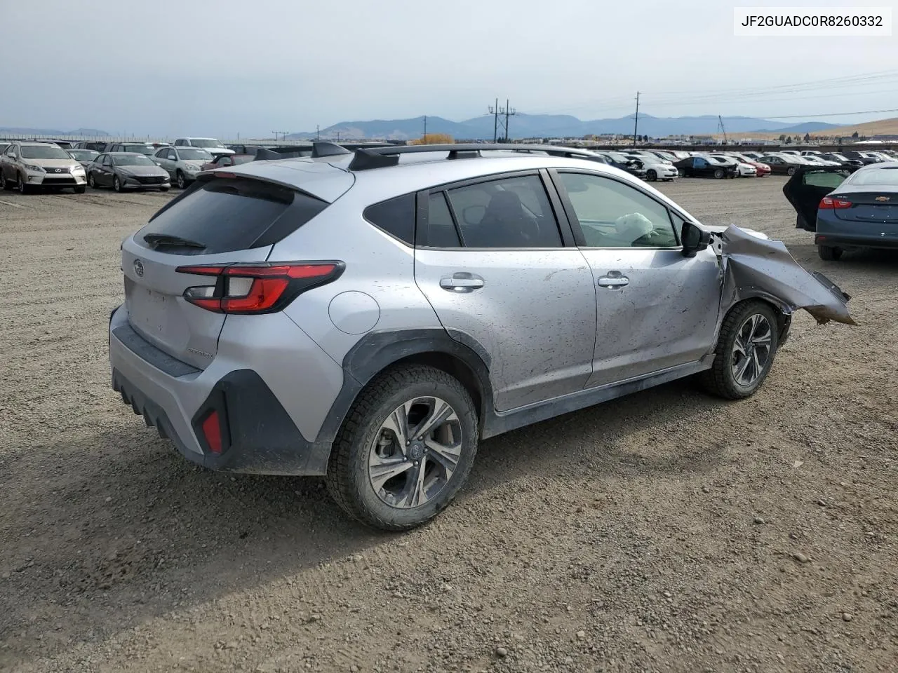 2024 Subaru Crosstrek Premium VIN: JF2GUADC0R8260332 Lot: 74269094