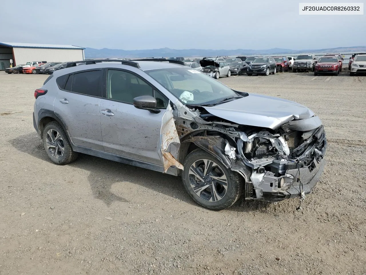 2024 Subaru Crosstrek Premium VIN: JF2GUADC0R8260332 Lot: 74269094