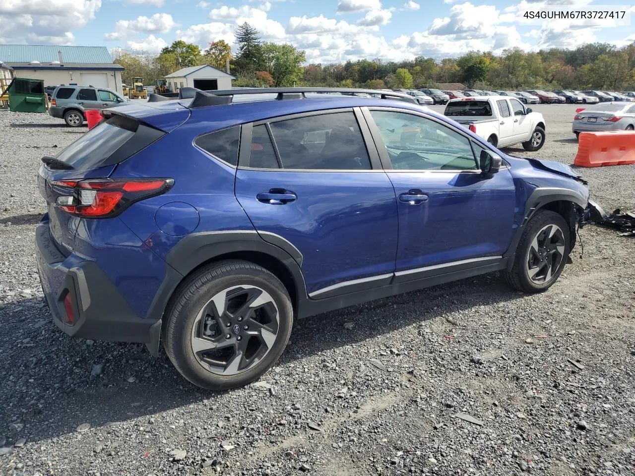 2024 Subaru Crosstrek Limited VIN: 4S4GUHM67R3727417 Lot: 76336884