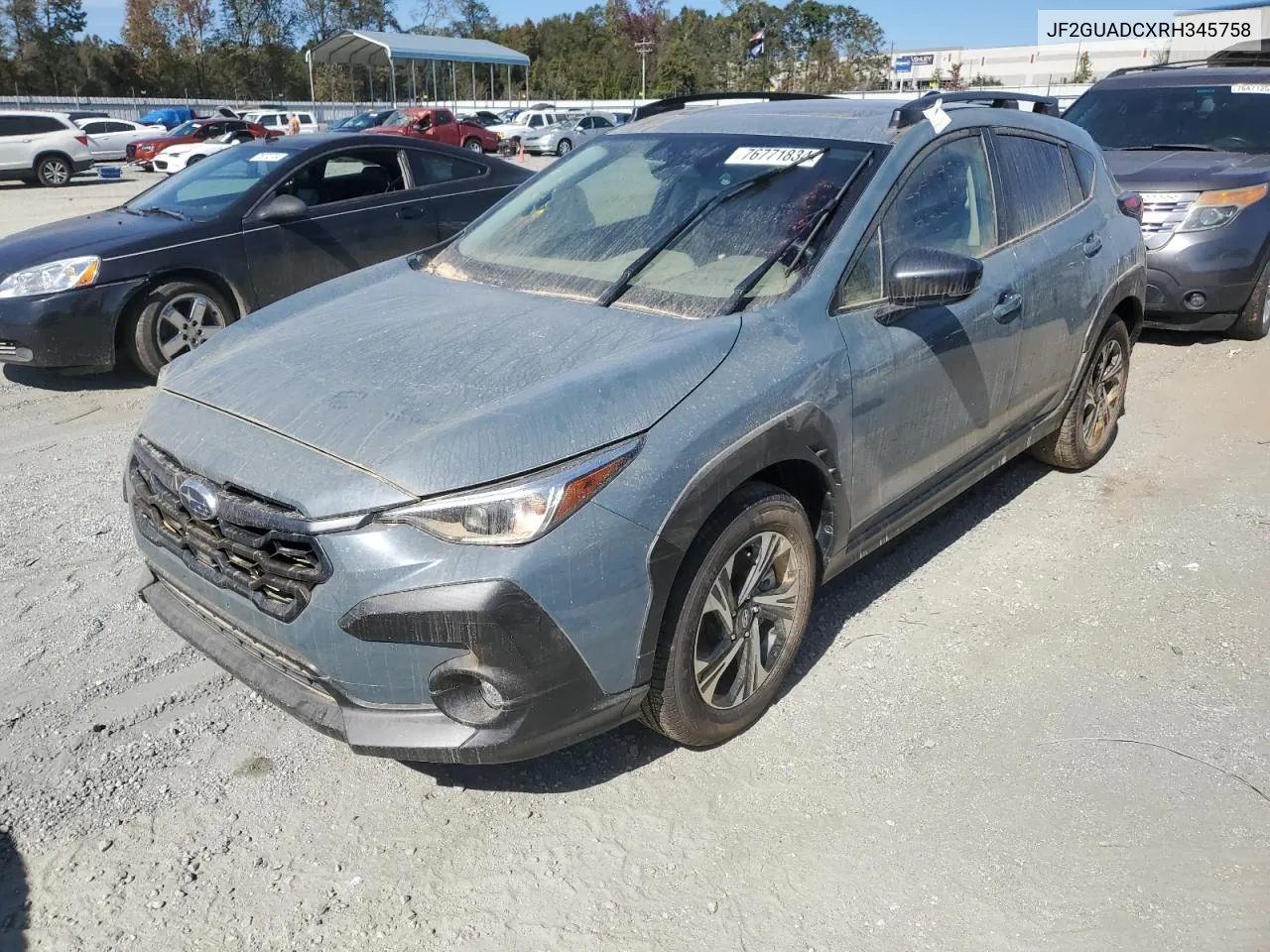 2024 Subaru Crosstrek Premium VIN: JF2GUADCXRH345758 Lot: 40572492