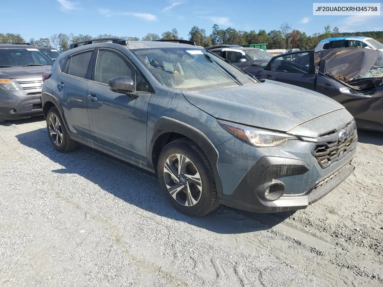 2024 Subaru Crosstrek Premium VIN: JF2GUADCXRH345758 Lot: 40572492