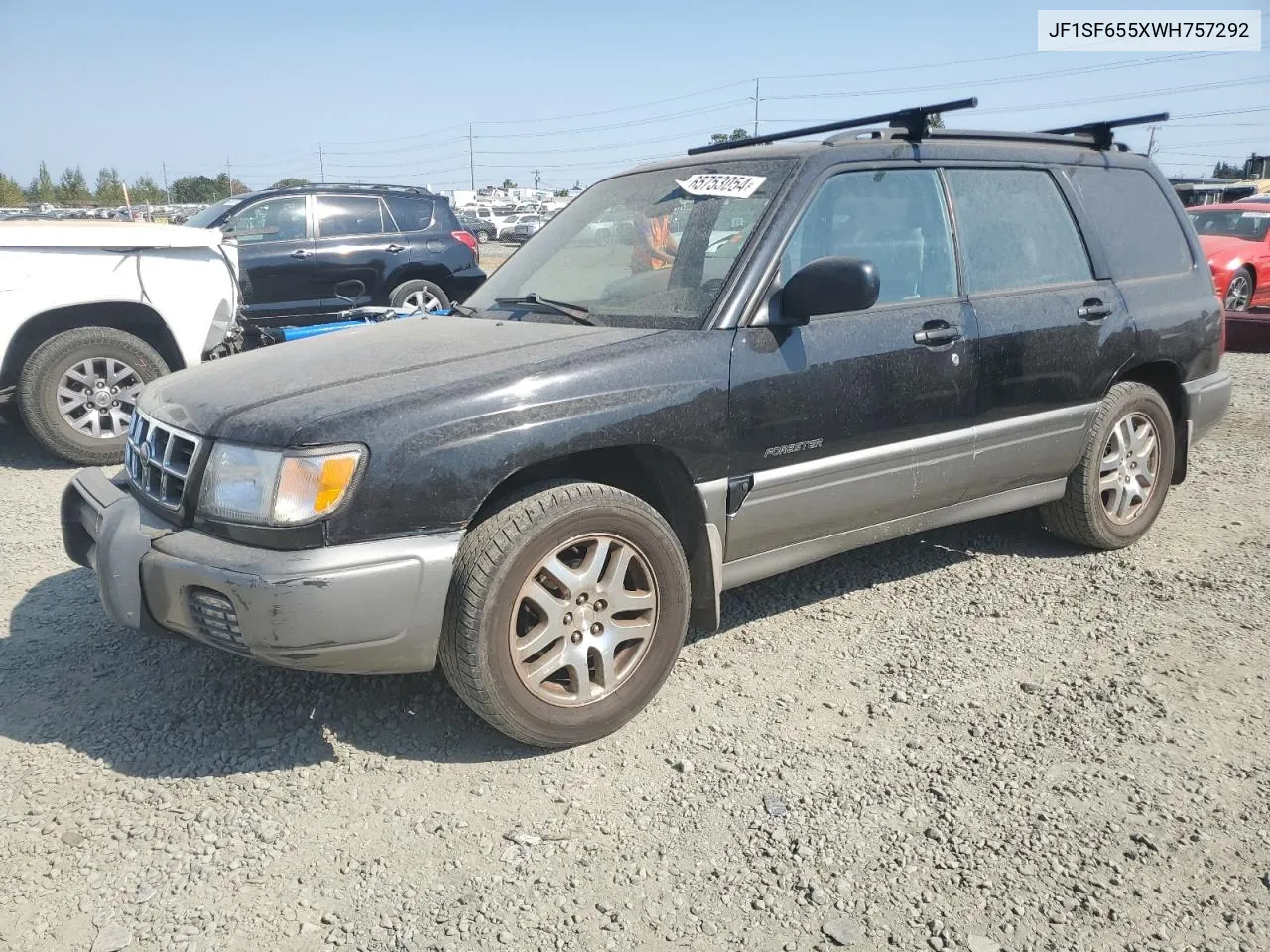 1998 Subaru Forester S VIN: JF1SF655XWH757292 Lot: 65753054