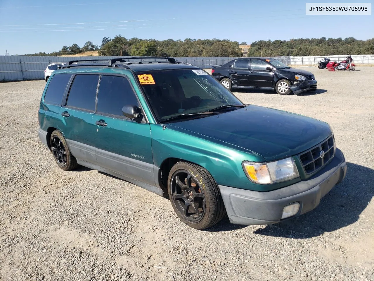 1998 Subaru Forester L VIN: JF1SF6359WG705998 Lot: 70303674