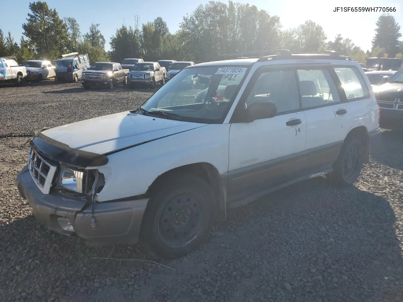 1998 Subaru Forester S VIN: JF1SF6559WH770566 Lot: 74371824