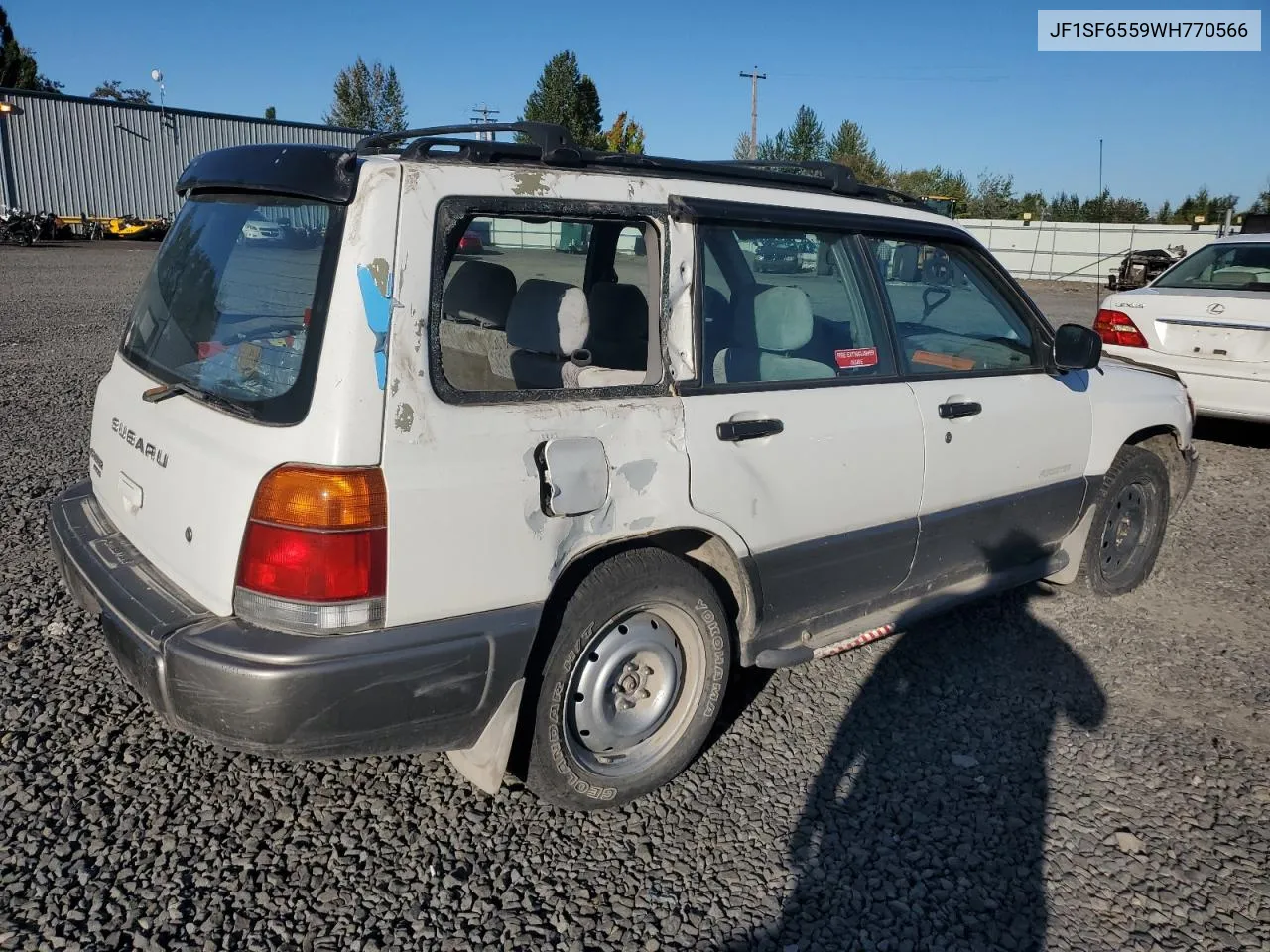 1998 Subaru Forester S VIN: JF1SF6559WH770566 Lot: 74371824