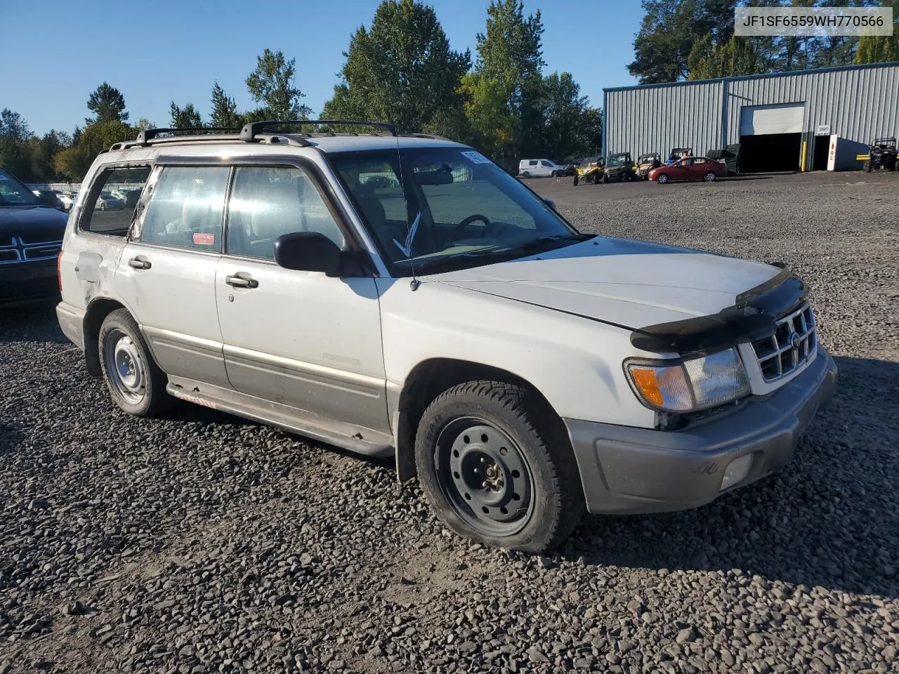 1998 Subaru Forester S VIN: JF1SF6559WH770566 Lot: 74371824