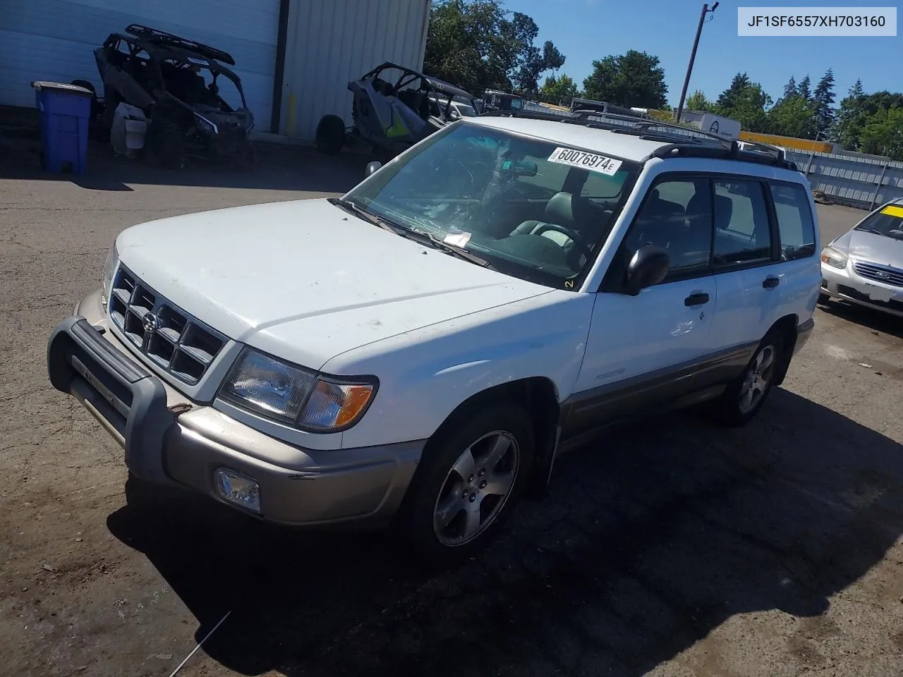 1999 Subaru Forester S VIN: JF1SF6557XH703160 Lot: 60076974