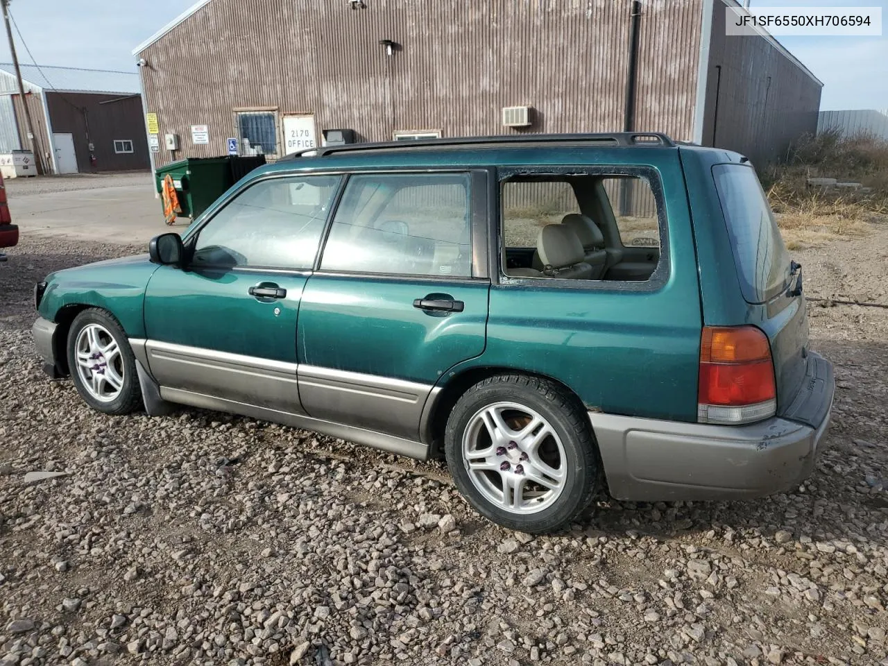 1999 Subaru Forester S VIN: JF1SF6550XH706594 Lot: 76917554