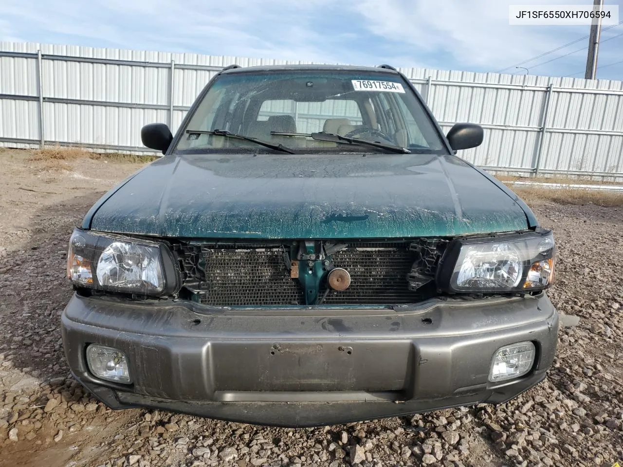 1999 Subaru Forester S VIN: JF1SF6550XH706594 Lot: 76917554