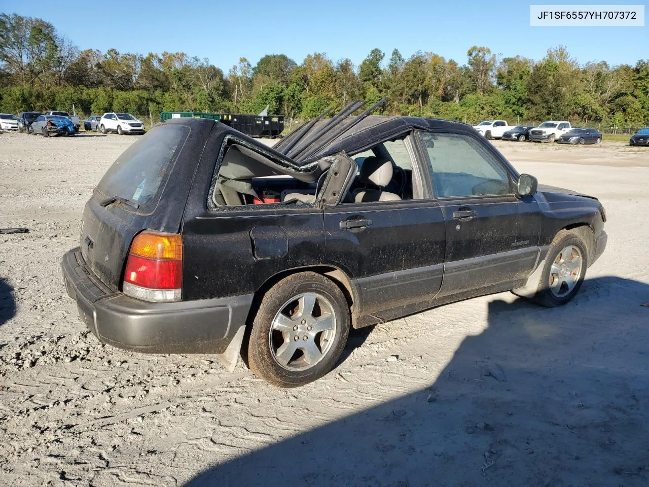 2000 Subaru Forester S VIN: JF1SF6557YH707372 Lot: 76090544