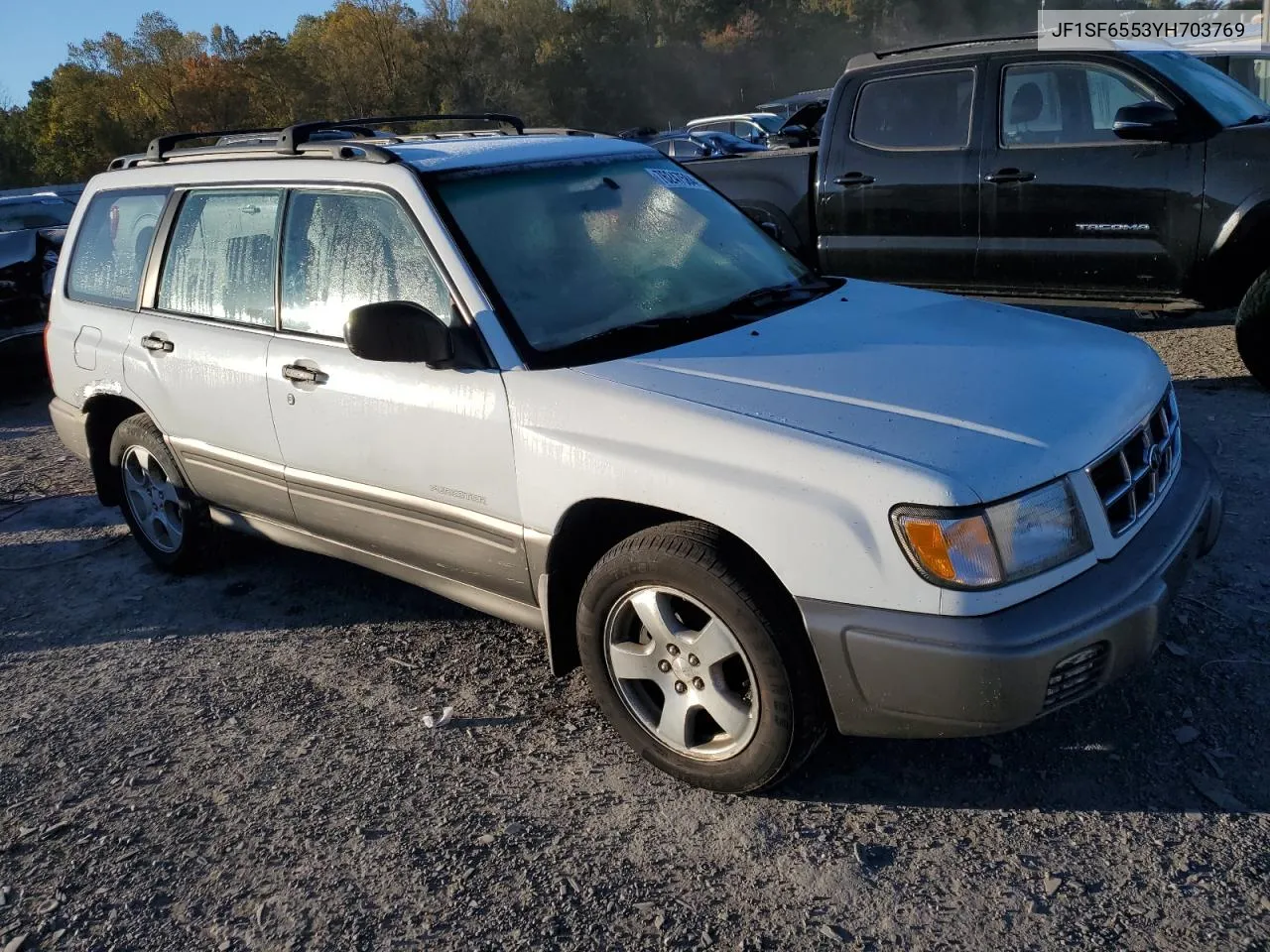 2000 Subaru Forester S VIN: JF1SF6553YH703769 Lot: 76247584