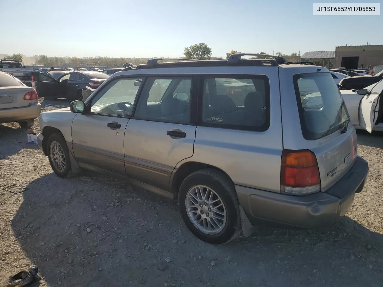 2000 Subaru Forester S VIN: JF1SF6552YH705853 Lot: 76286444