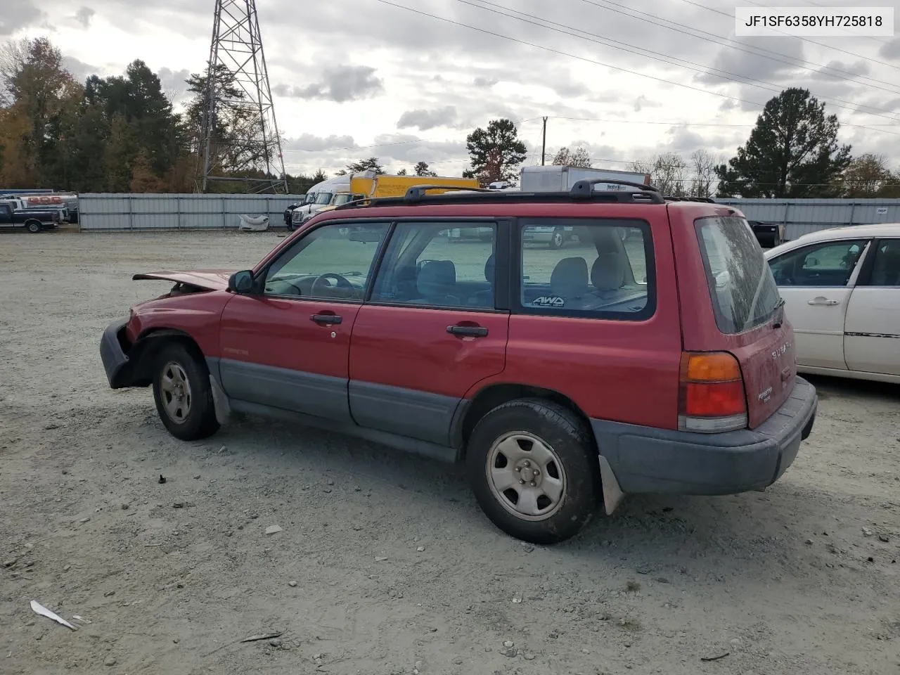 2000 Subaru Forester L VIN: JF1SF6358YH725818 Lot: 79296104