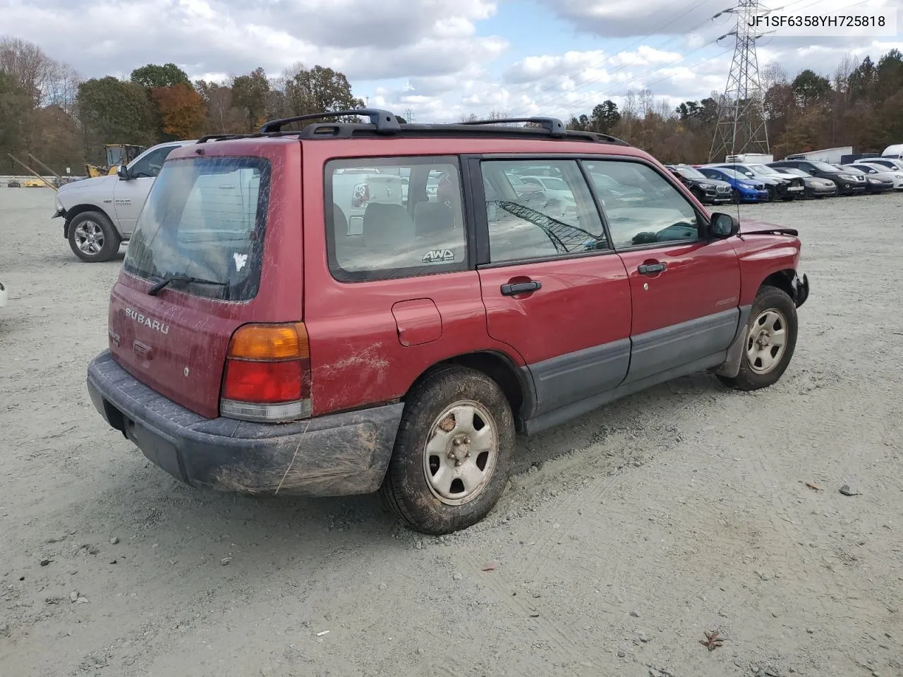 2000 Subaru Forester L VIN: JF1SF6358YH725818 Lot: 79296104