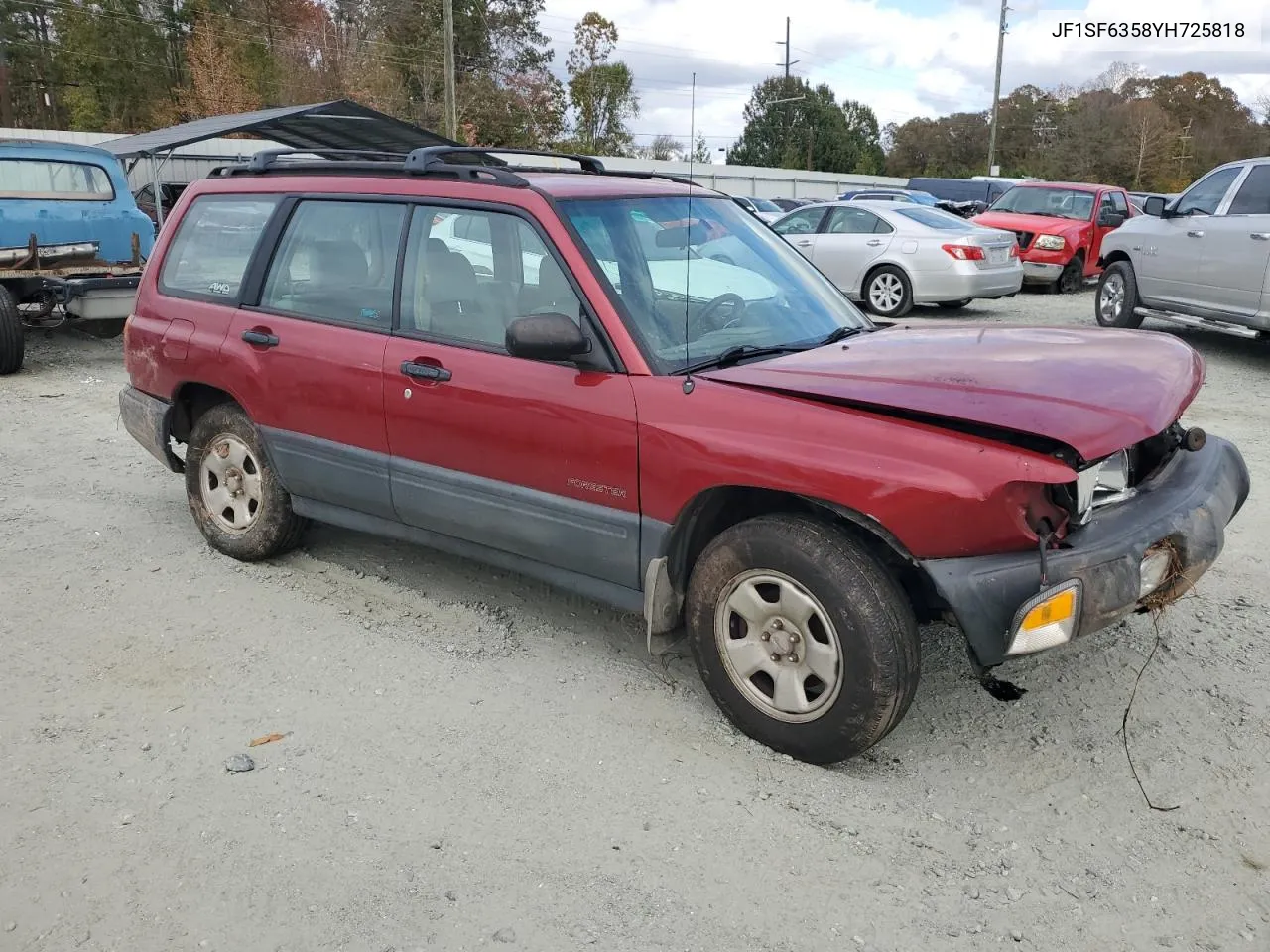 2000 Subaru Forester L VIN: JF1SF6358YH725818 Lot: 79296104