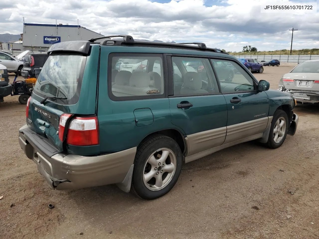 2001 Subaru Forester S VIN: JF1SF65561G701722 Lot: 71647884