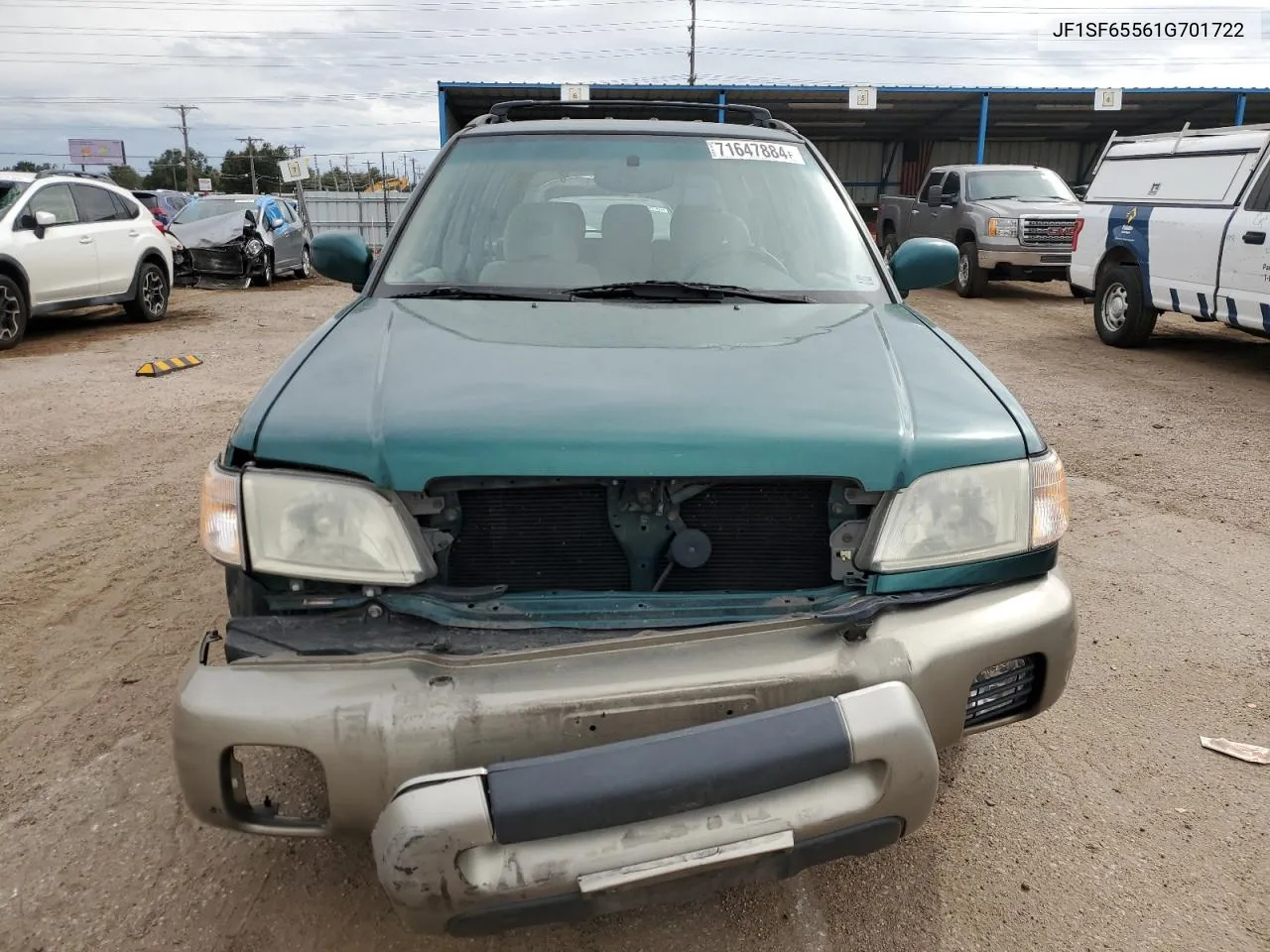 2001 Subaru Forester S VIN: JF1SF65561G701722 Lot: 71647884