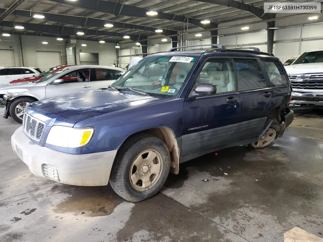 2001 Subaru Forester L VIN: JF1SF63591H730399 Lot: 72087714