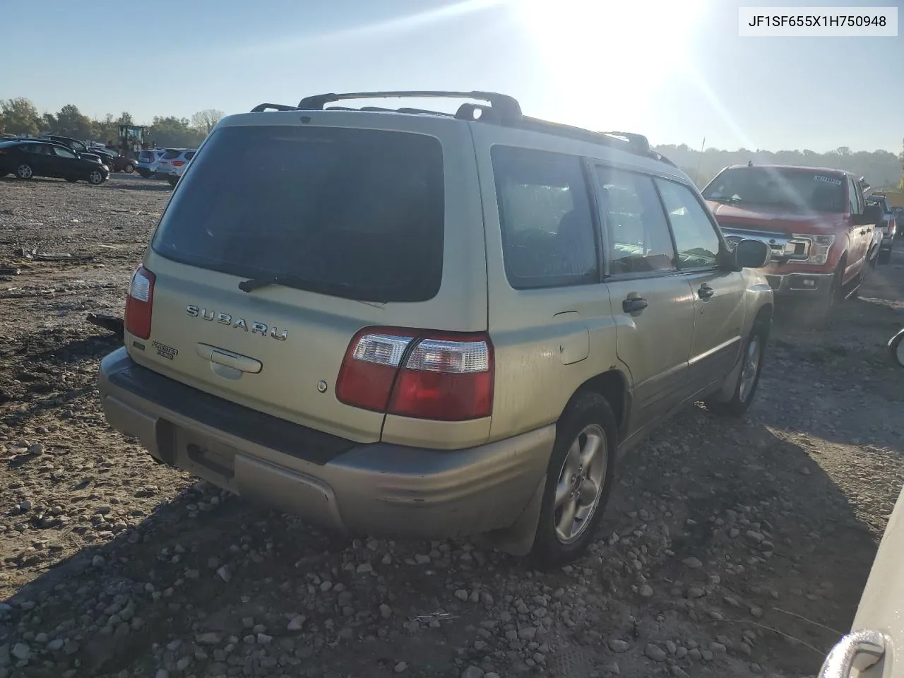 2001 Subaru Forester S VIN: JF1SF655X1H750948 Lot: 74689184