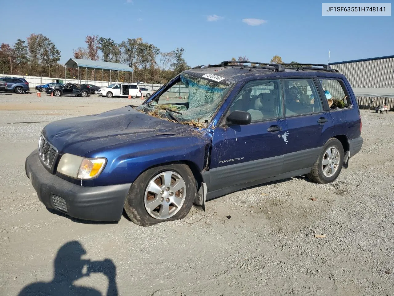 2001 Subaru Forester L VIN: JF1SF63551H748141 Lot: 75707444