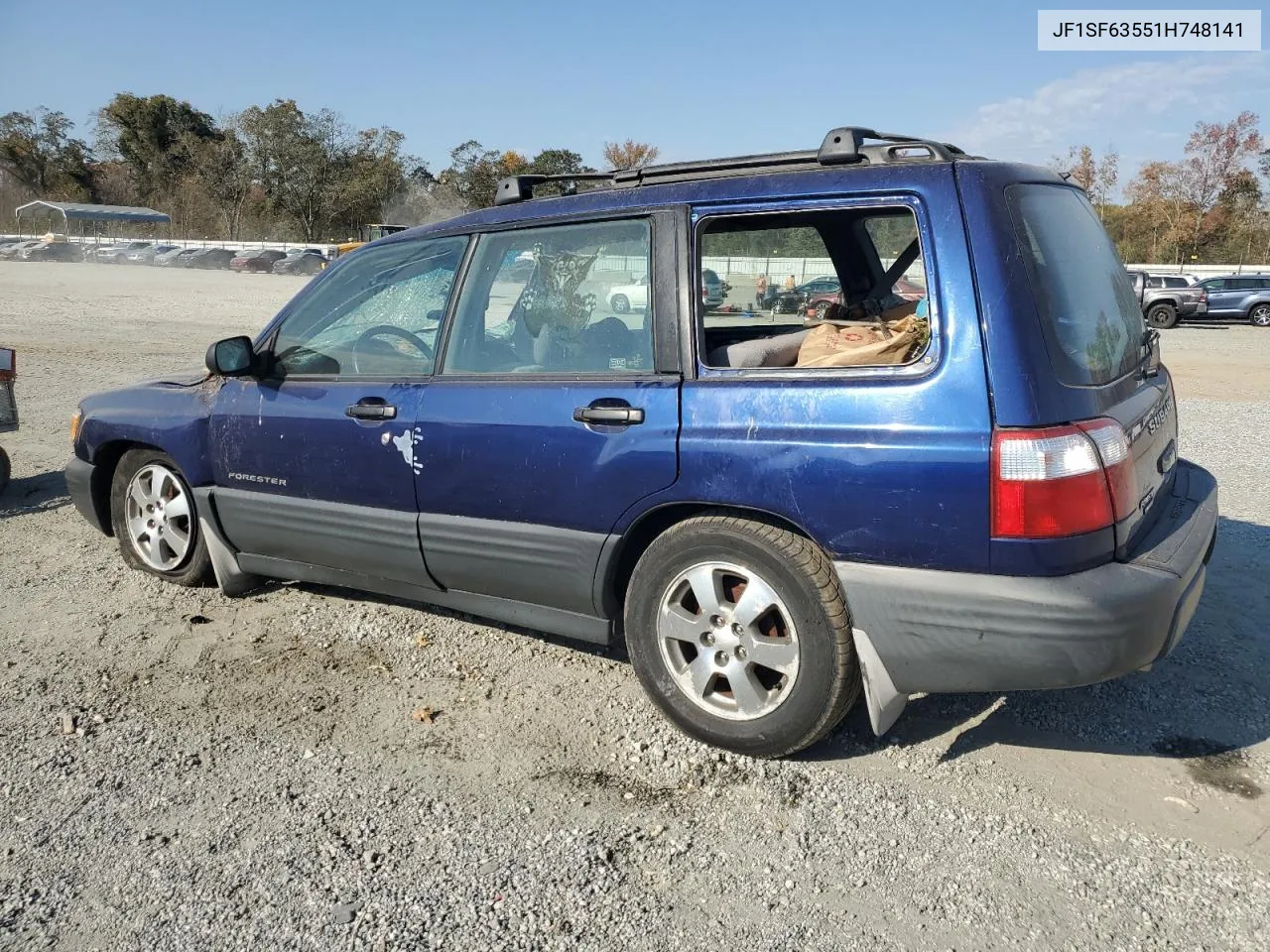 2001 Subaru Forester L VIN: JF1SF63551H748141 Lot: 75707444