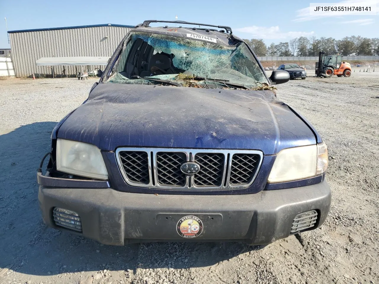 2001 Subaru Forester L VIN: JF1SF63551H748141 Lot: 75707444