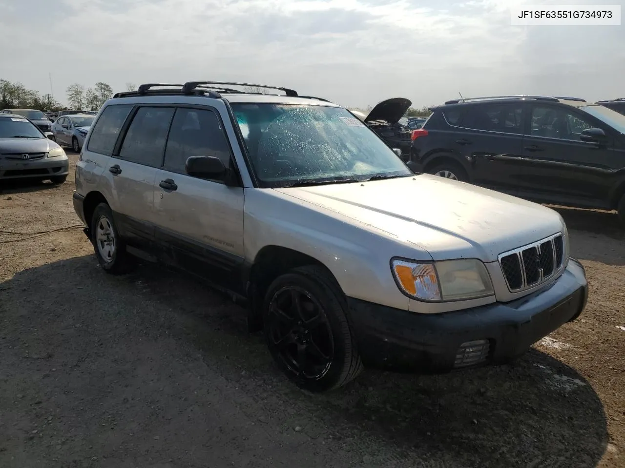 2001 Subaru Forester L VIN: JF1SF63551G734973 Lot: 75920184