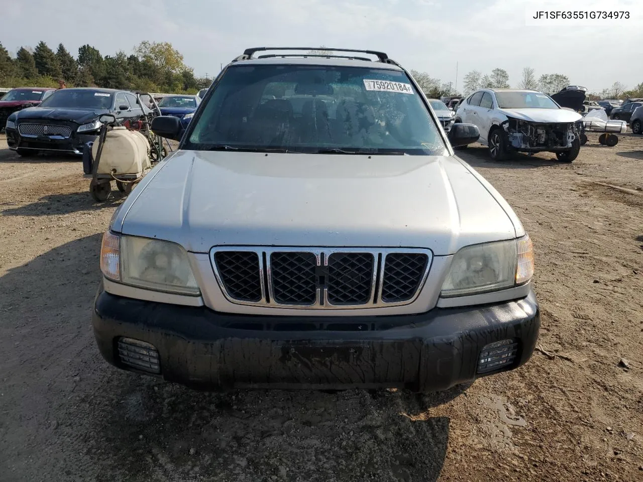 2001 Subaru Forester L VIN: JF1SF63551G734973 Lot: 75920184