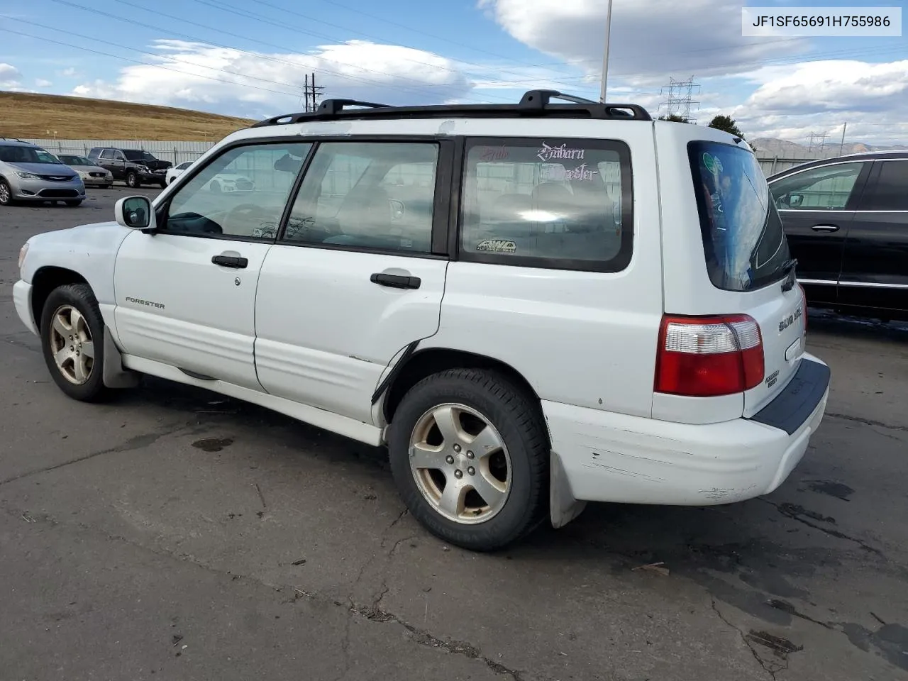 2001 Subaru Forester S VIN: JF1SF65691H755986 Lot: 75953554