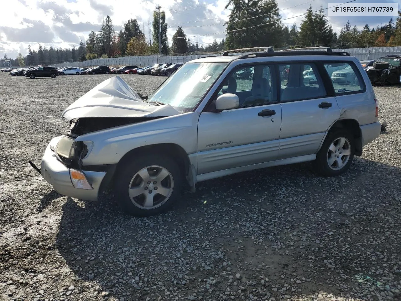 2001 Subaru Forester S VIN: JF1SF65681H767739 Lot: 76307104