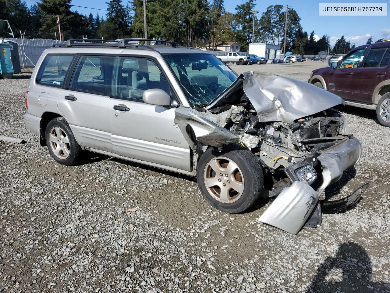 2001 Subaru Forester S VIN: JF1SF65681H767739 Lot: 76307104