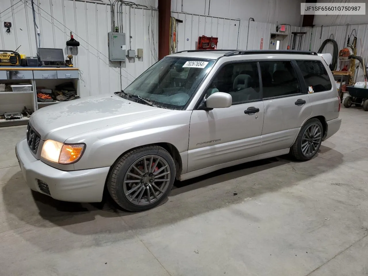 2001 Subaru Forester S VIN: JF1SF65601G750987 Lot: 78267654