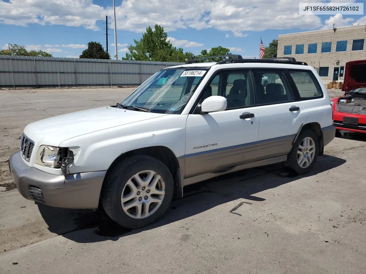 2002 Subaru Forester S VIN: JF1SF65582H726102 Lot: 55196214