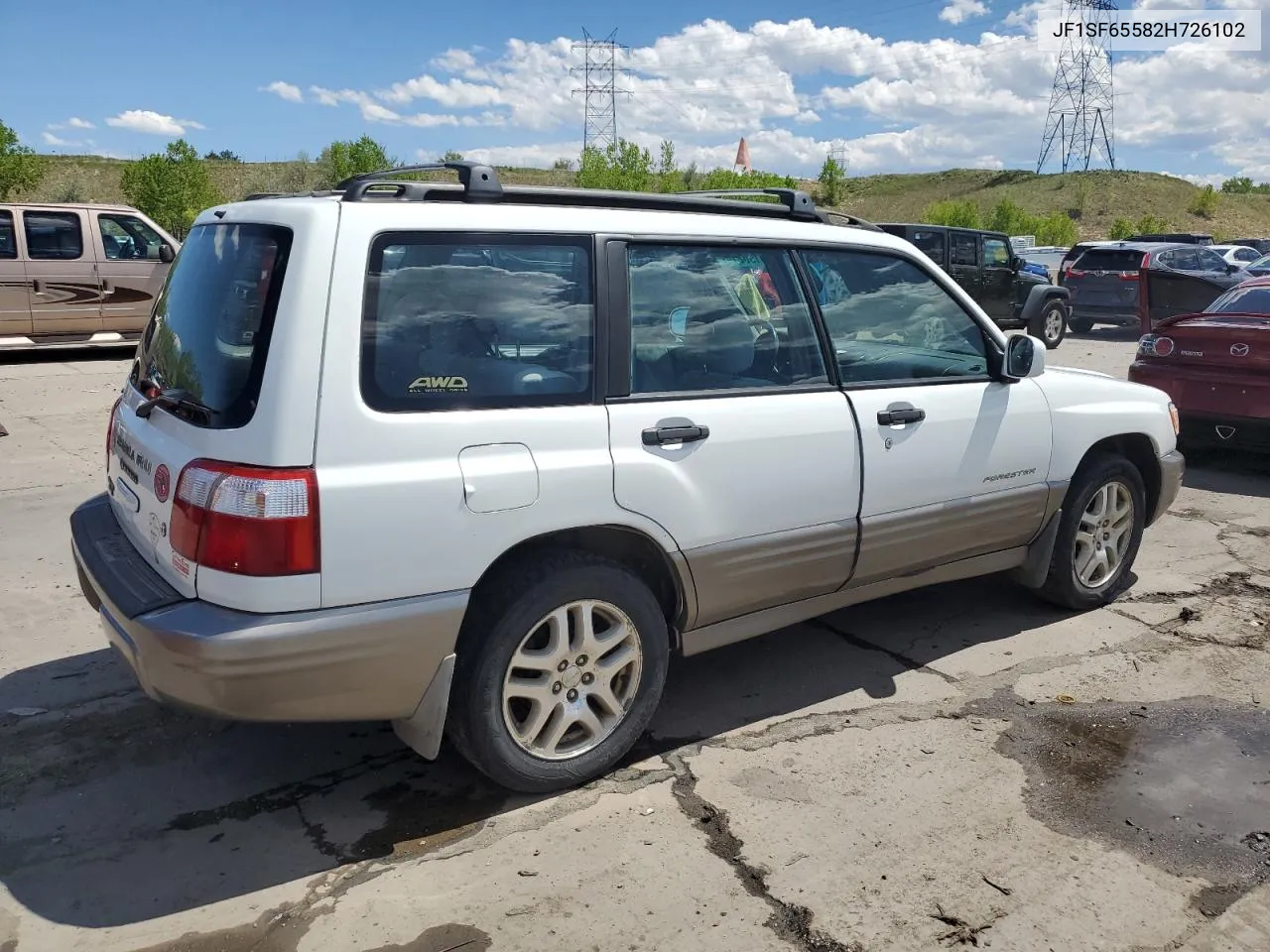 2002 Subaru Forester S VIN: JF1SF65582H726102 Lot: 55196214