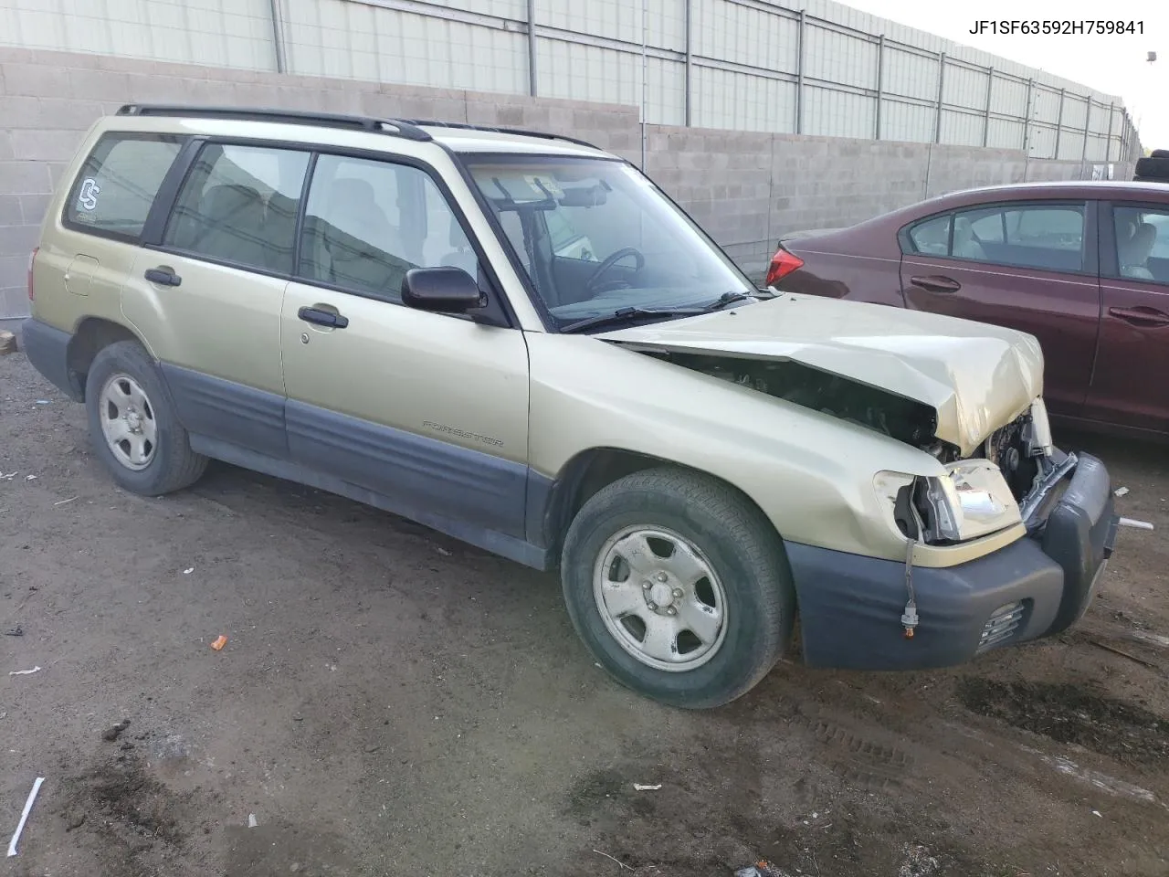 JF1SF63592H759841 2002 Subaru Forester L