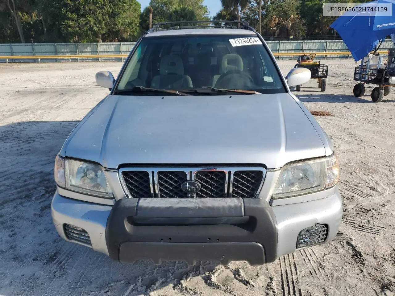 2002 Subaru Forester S VIN: JF1SF65652H744159 Lot: 71246254