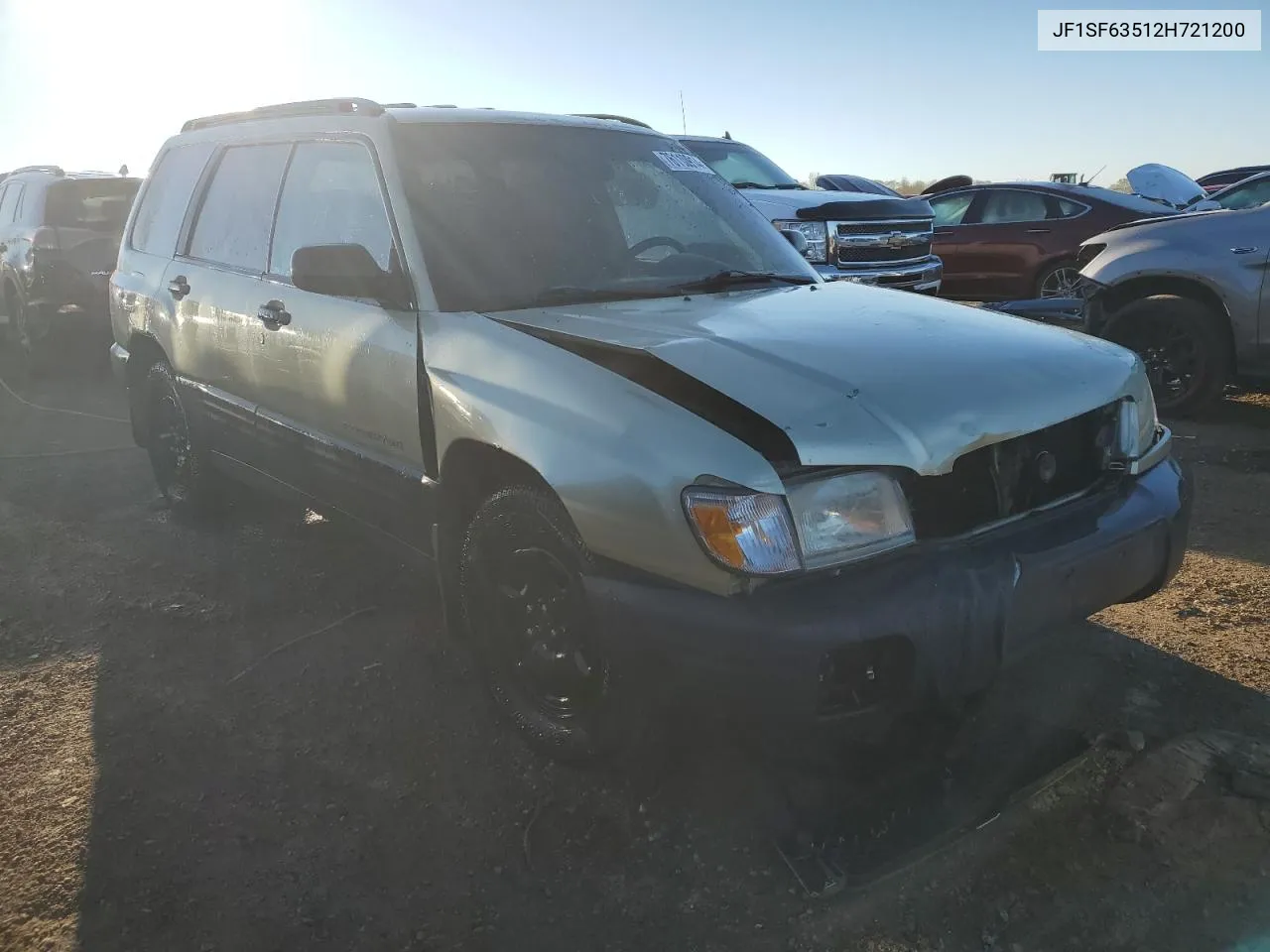 2002 Subaru Forester L VIN: JF1SF63512H721200 Lot: 76110914