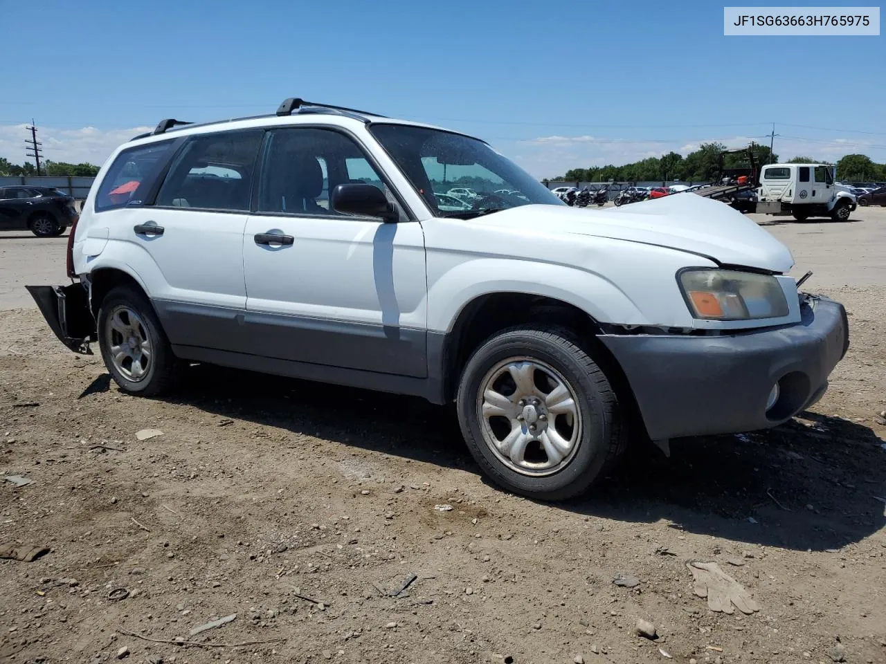 2003 Subaru Forester 2.5X VIN: JF1SG63663H765975 Lot: 58276634