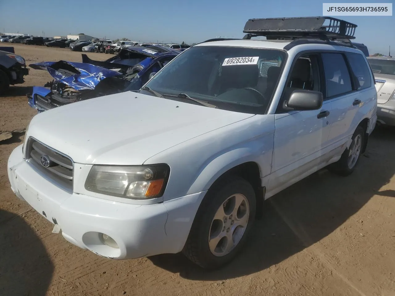 2003 Subaru Forester 2.5Xs VIN: JF1SG65693H736595 Lot: 69282034