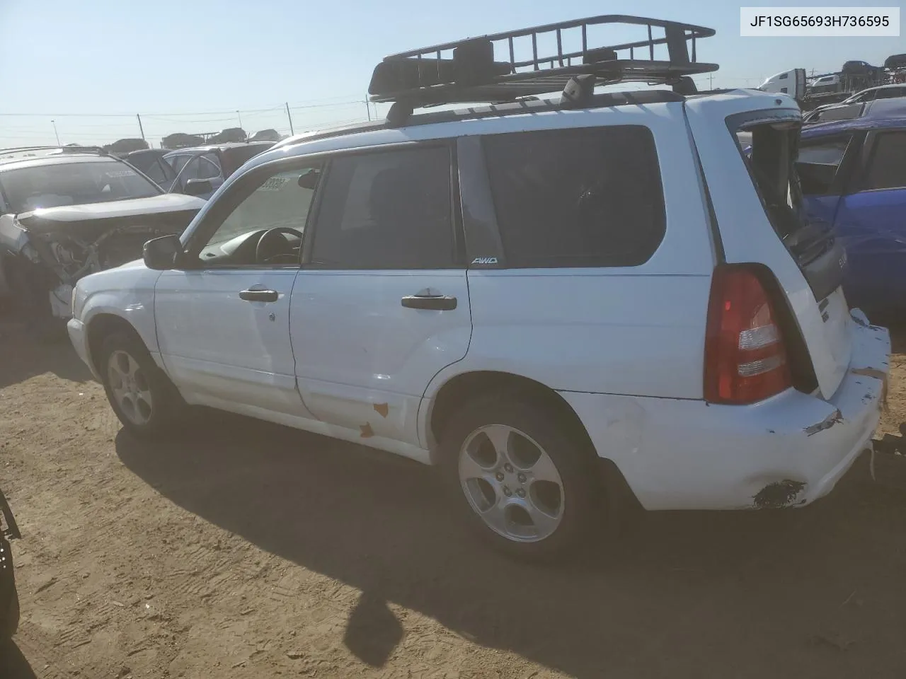 2003 Subaru Forester 2.5Xs VIN: JF1SG65693H736595 Lot: 69282034