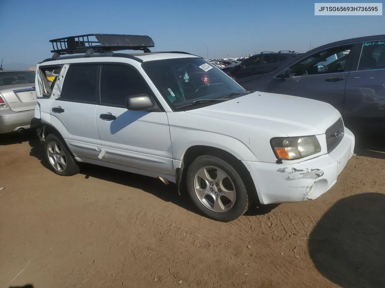 2003 Subaru Forester 2.5Xs VIN: JF1SG65693H736595 Lot: 69282034