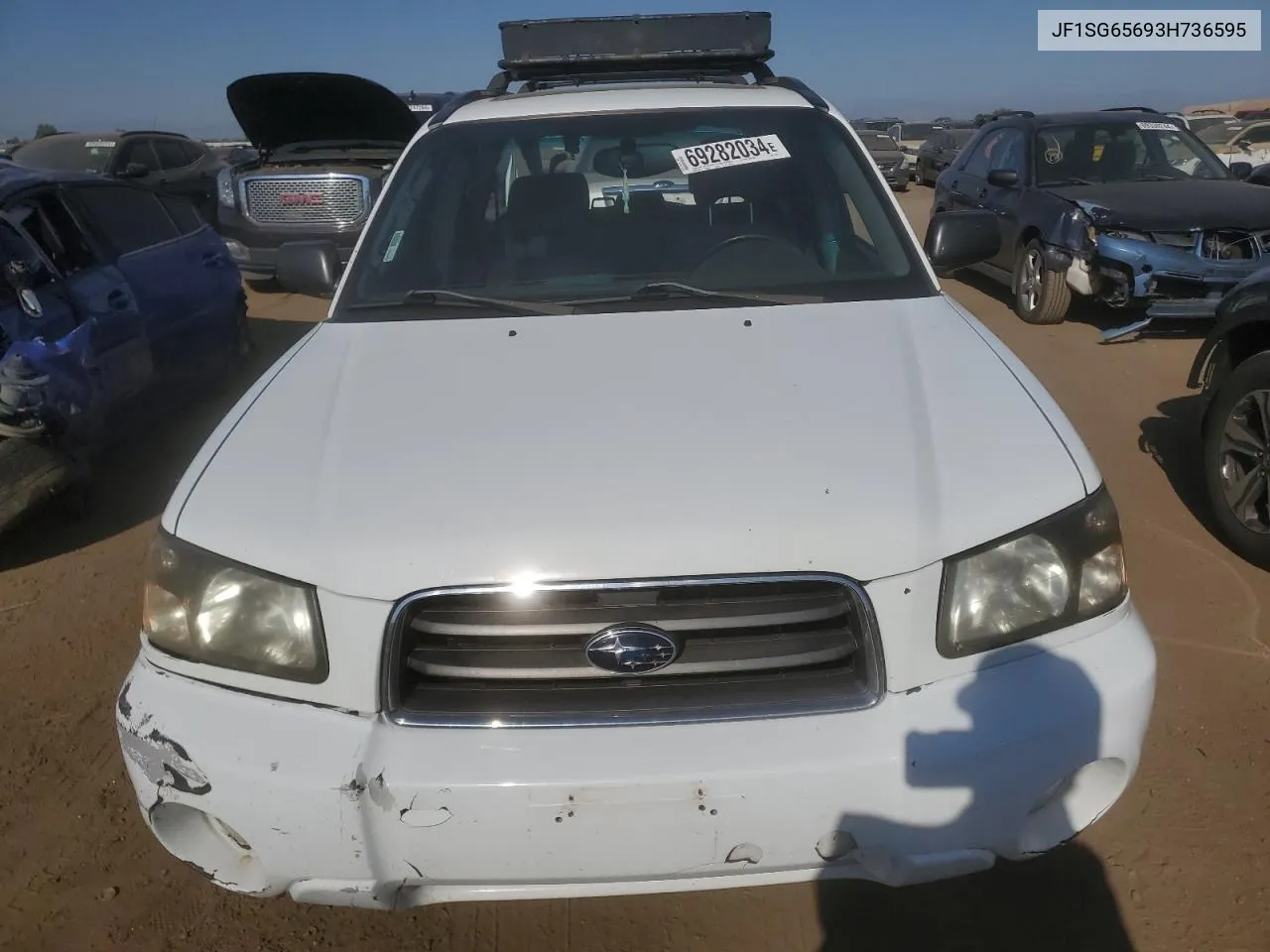 2003 Subaru Forester 2.5Xs VIN: JF1SG65693H736595 Lot: 69282034