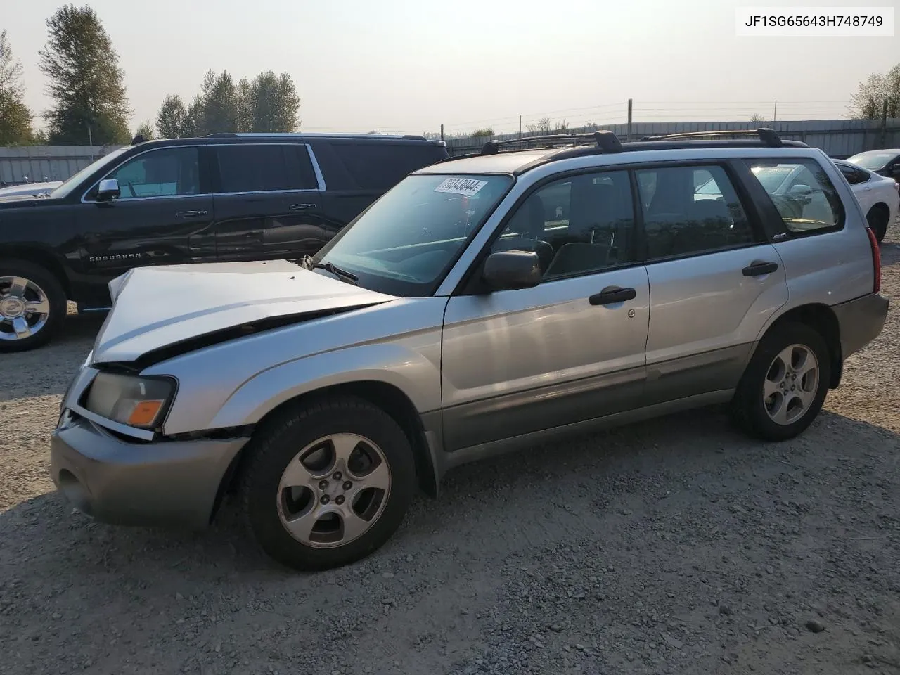 2003 Subaru Forester 2.5Xs VIN: JF1SG65643H748749 Lot: 70343044