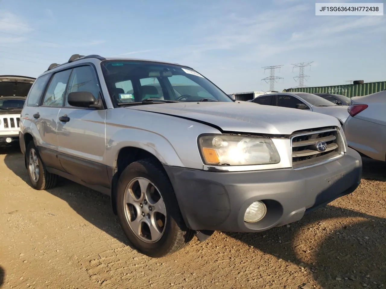 2003 Subaru Forester 2.5X VIN: JF1SG63643H772438 Lot: 71250644