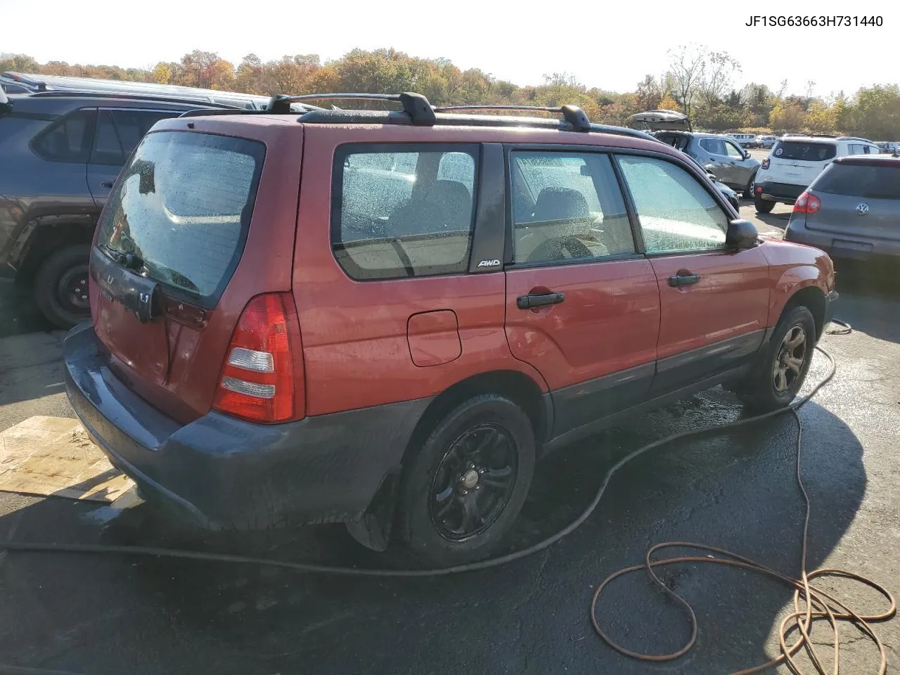 2003 Subaru Forester 2.5X VIN: JF1SG63663H731440 Lot: 76963674