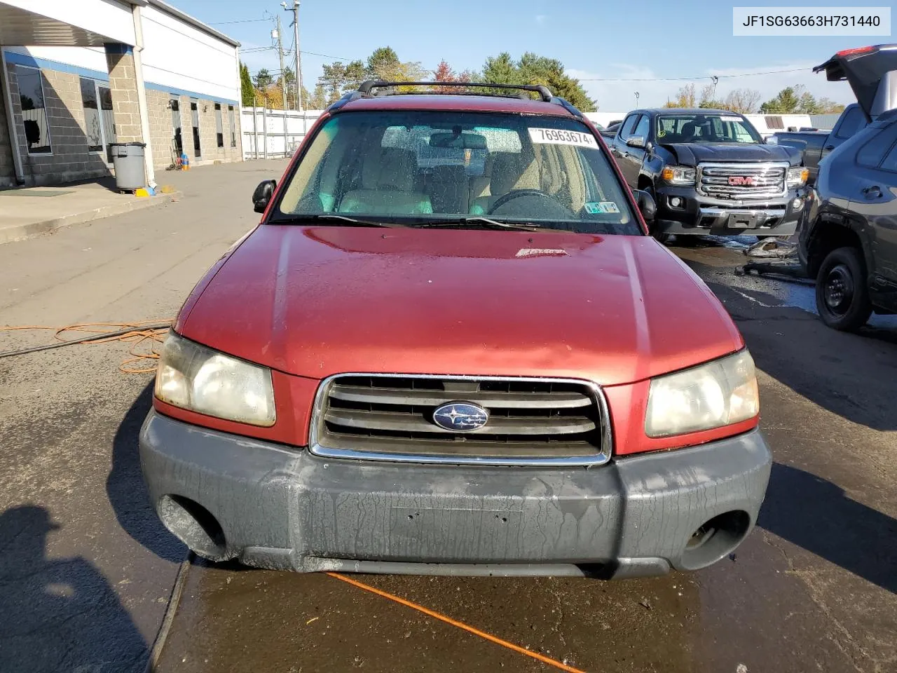 2003 Subaru Forester 2.5X VIN: JF1SG63663H731440 Lot: 76963674