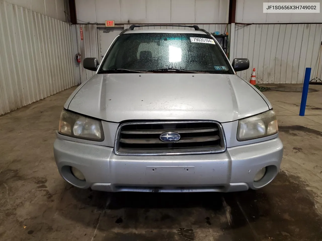 2003 Subaru Forester 2.5Xs VIN: JF1SG656X3H749002 Lot: 79035104