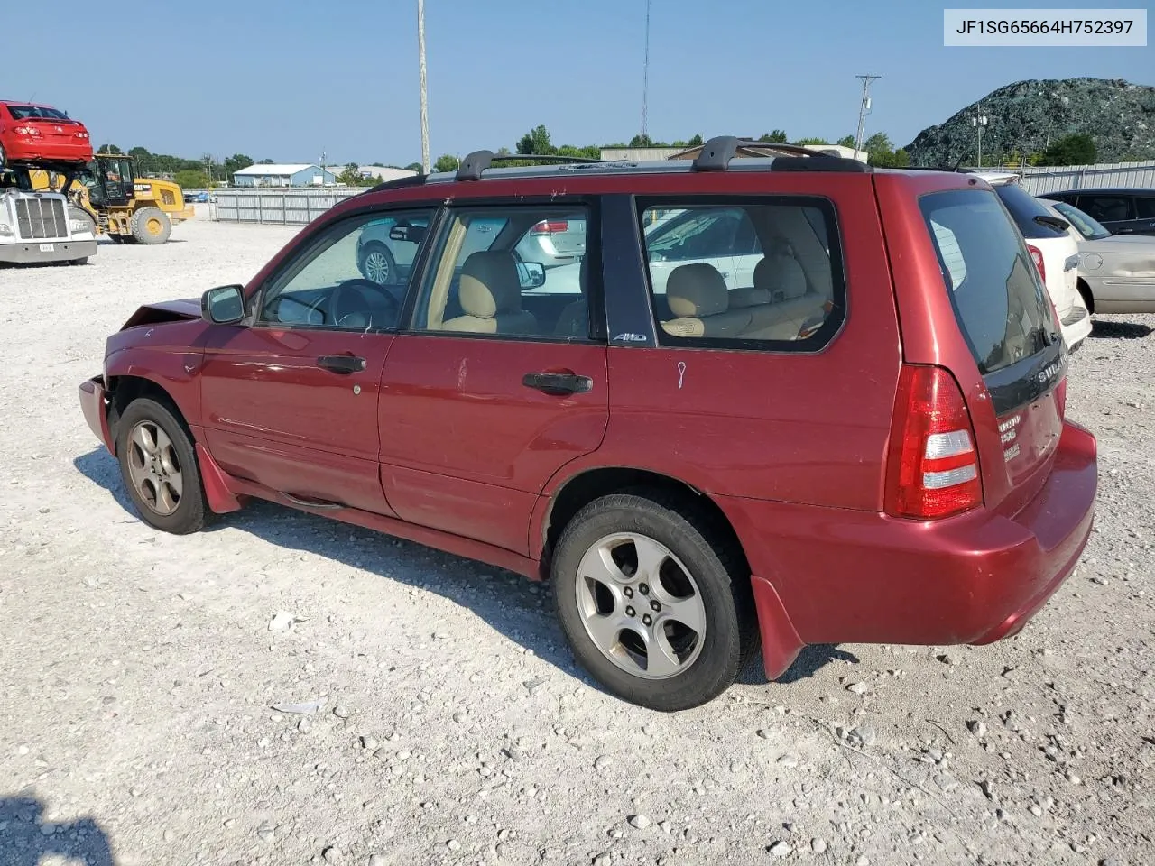 2004 Subaru Forester 2.5Xs VIN: JF1SG65664H752397 Lot: 62326834