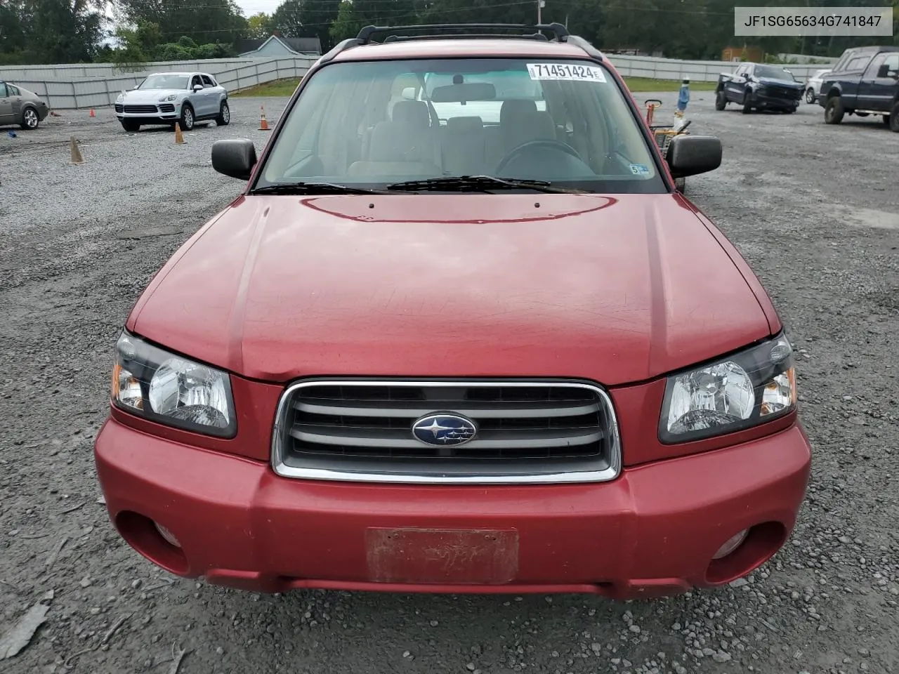 2004 Subaru Forester 2.5Xs VIN: JF1SG65634G741847 Lot: 71451424